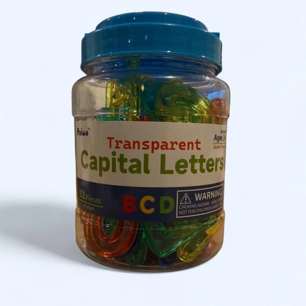 Colorful Alphabet Manipulatives for early learners teachers